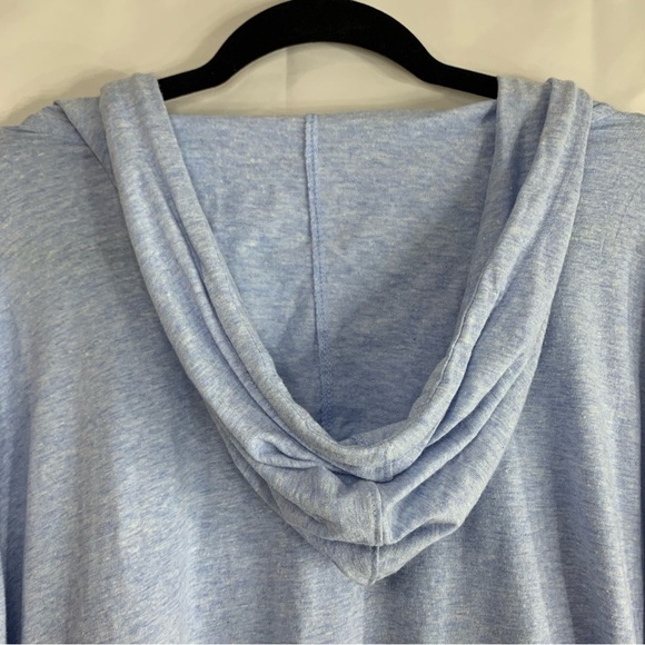 NWT Ideology Heather Blue Plus Full Zip Up Hoodie, size 2X - Picture 10 of 12